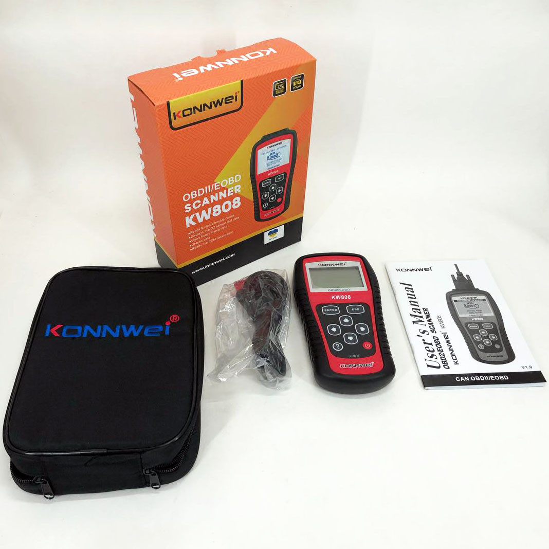 Автомобільний діагностичний сканер Konnwei KW808 YT-576 OBD II/EOBD