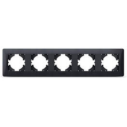 Рамка Videx BINERA чорний графіт 5 постів (VF-BNFR5H-BG) - оригінал