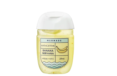 Антисептик для рук Mermade Banana Nirvana парфумований гелевий 29 мл