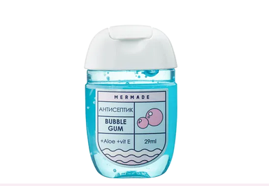 Антисептик для рук Mermade Bubble Gum парфумований гелевий 29 мл