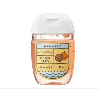 Антисептик для рук Mermade Citrus Party парфумований гелевий 29 мл