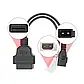 Перехідник OBD2 — VAG 2x2 pin для діагностики Audi/Volkswagen/Skoda/Seat, фото 4