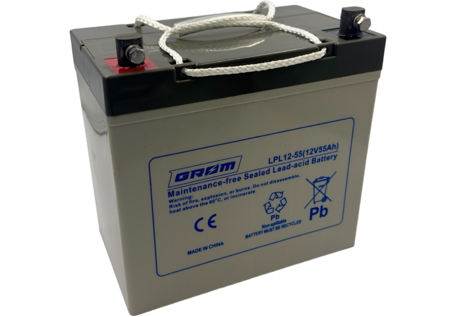 Тяговий акумулятор Grom AGM 55 А-ч 12V (СТ-00163972)