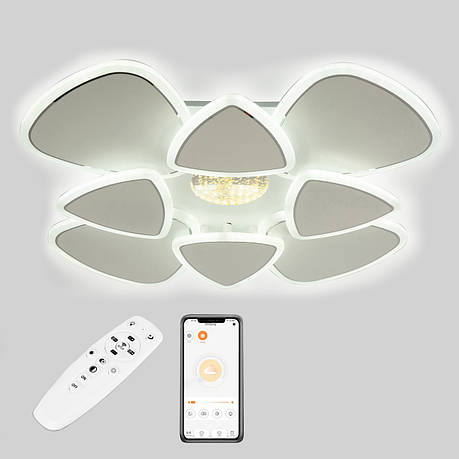 Стельова LED люстра, світлодіодний світильник Sunlight 5889/4+4, фото 1