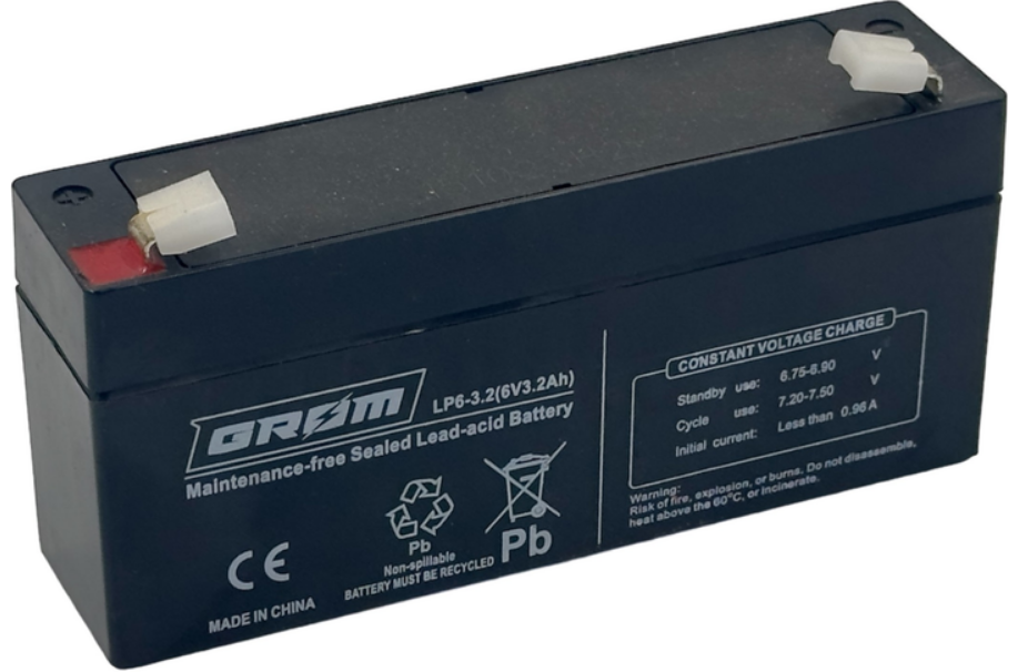 Тяговий акумулятор Grom AGM 3.2Ah 6V (СТ-00163958)
