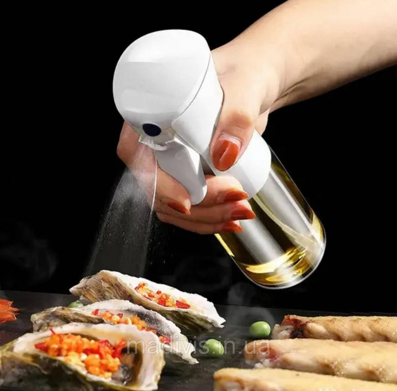 Розпилювач для олії та оцту Spray Bottle, 250 мл. Кухонний диспенсер, фото 1