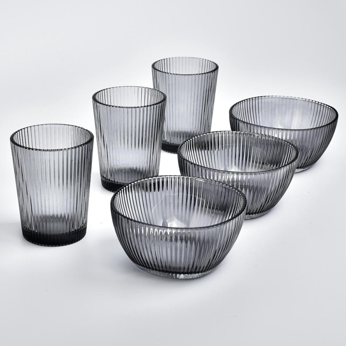 Набір посуду JIAJIAGIFT 6 предметів (R89577) Скло