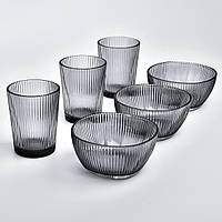 Набір посуду JIAJIAGIFT 6 предметів (R89577) Скло