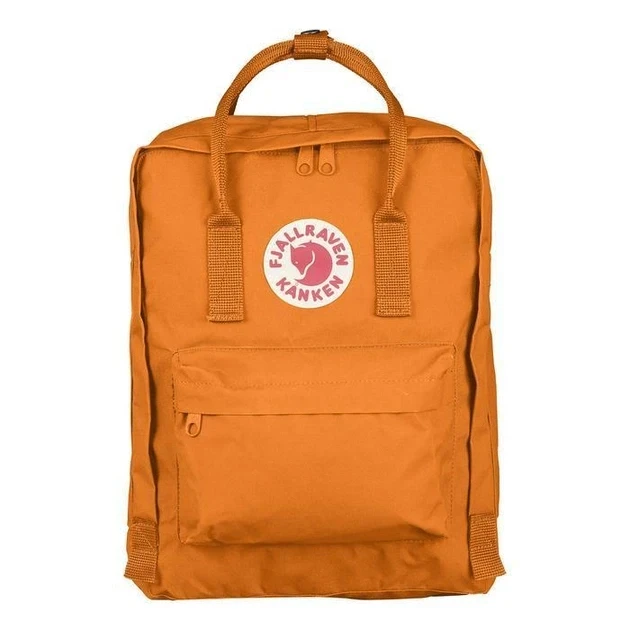 Міський вологостійкий рюкзак на 16 л із знімною спинкою Fjallraven Kanken Classic Помаранчевий Рюкзак-сумка, фото 1