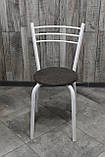 Стілець Ніка в чорному кольорі, кухонний, для кафе, барів, для кухні, їдальні, фото 3
