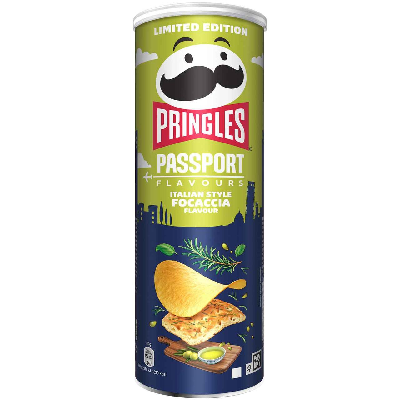 Чіпси Pringles Passport Flavours Italian Style Focaccia 165г