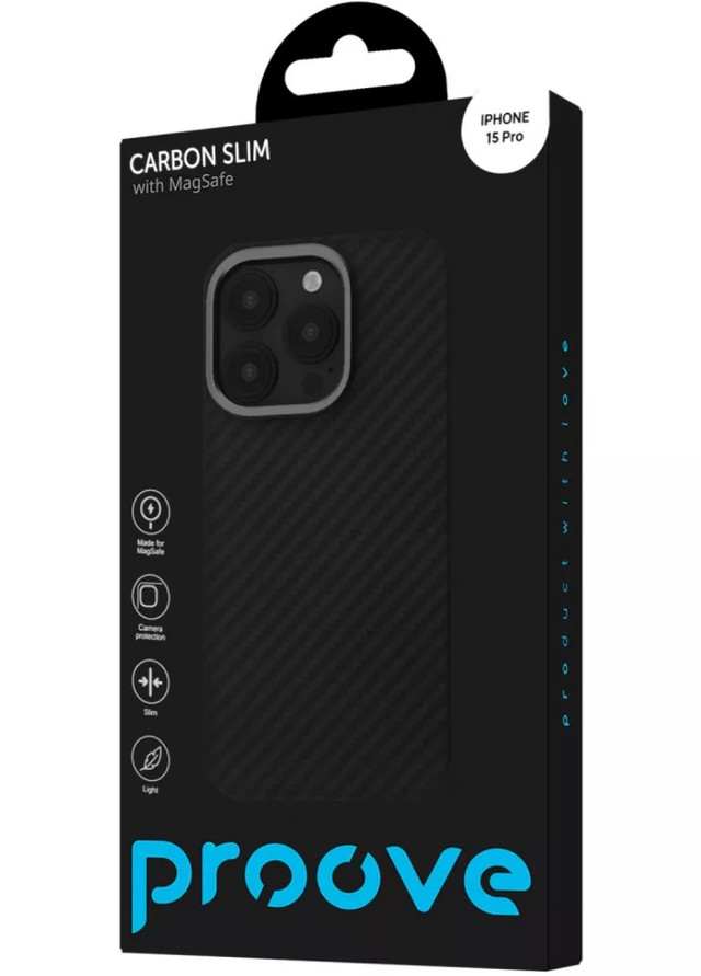 Proove Slim Carbon with MagSafe iPhone 15 Pro