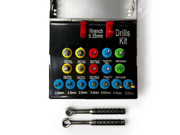 Набір для проведення стоматологічних операцій із імплантації з 19 компонентів, фото 1