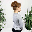 Джемпер для дiвчинки Весна сiрий ART KNIT, фото 6