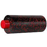 Масажний набір PowerPlay PP_4015 EPP Foam Roller Set 4in1 (2-ва роли + 2-ва м'ячі) Чорно-червоний, фото 4