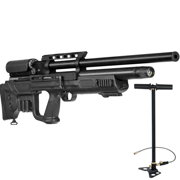 Пневматична гвинтівка PCP Hatsan Gladius Long (4.5мм, 30 Дж, з насосом Artemis 30D) JGR