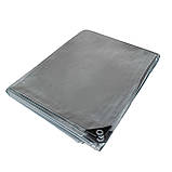 Тент 210 г/м2 2 мх7м тарпауліновий "PLANDEKA" для захисту від сонця, фото 2