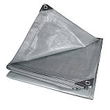 Тент 160 г/м2 3мх4м тарпауліновий "PLANDEKA" для захисту від вітру, фото 8