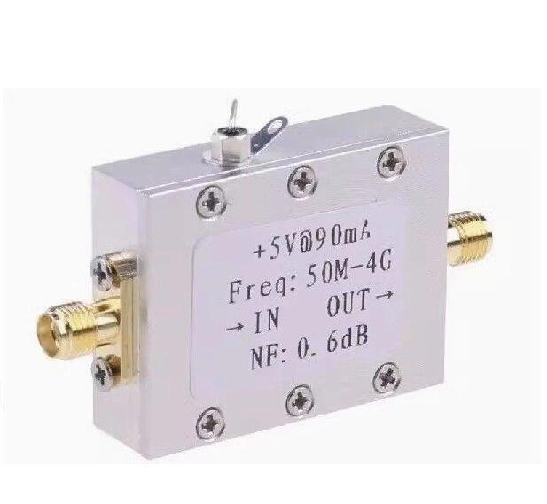 Підсилювач радіосигналів LNA 50MHz-4GHz, 19-23dB, NF=0,6дБ, OOTDTY RF FM HF VHF/UHF Ham Radio