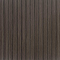 Покриття вінілове самоклеюче 3D рейки димчастий каштан 600*600*2,8мм (D) SW-00002195