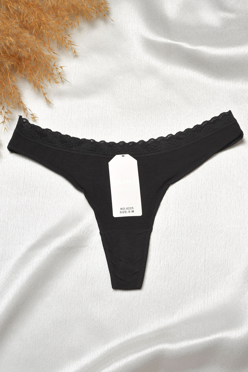 Труси жіночі чорного кольору 188823S, фото 1