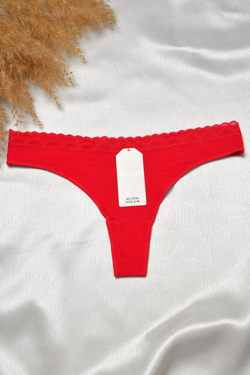 Труси жіночі бордового кольору 188824S, фото 1
