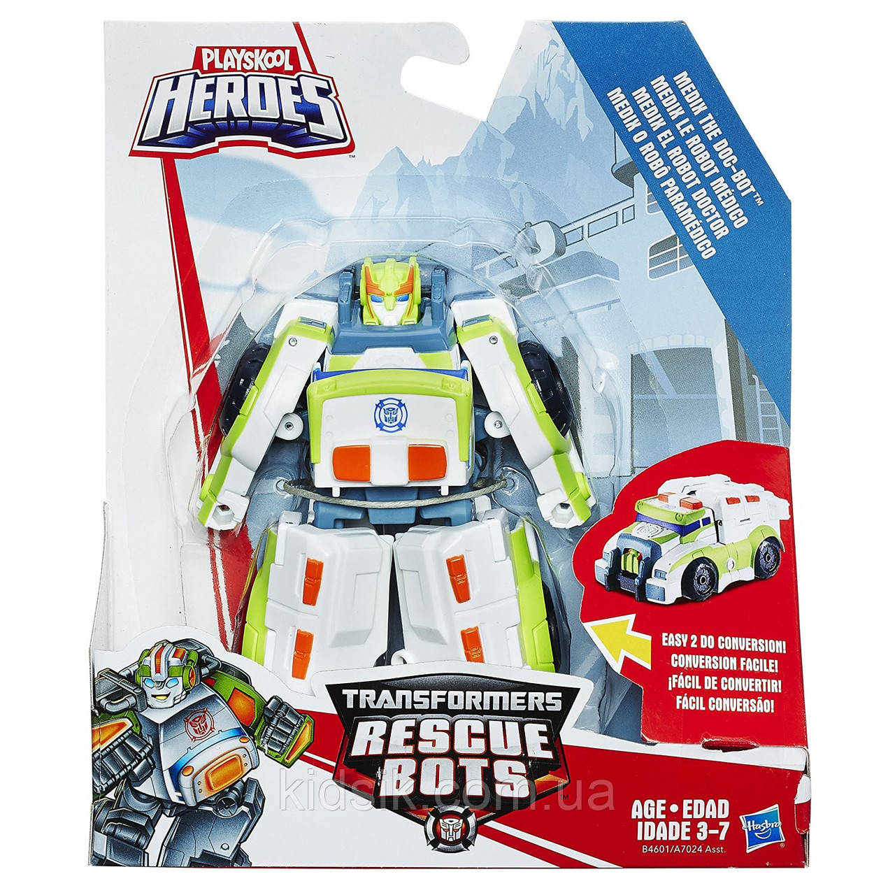 Боти Рятувальники, Rescue Bots Rescan Medix Action Hasbro Playskool Heroes