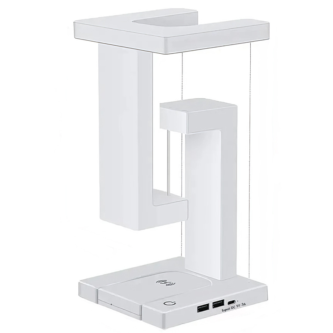 Стильна лампа-нічник Levitation Anti-Gravity Wireless Настільна лампа з бездротовою зарядкою, фото 1
