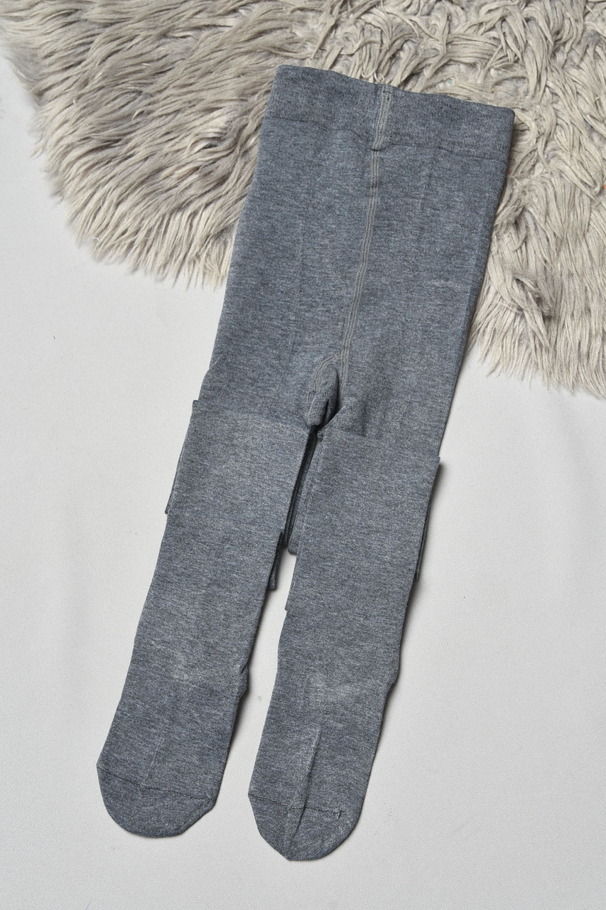 Колготи дитячі темно-сірого кольору р.140-152 189873M, фото 1