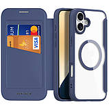 Чохол-книжка Dux Ducis Skin X Pro with MagSafe для Apple iPhone 16 (6.1"), фото 3