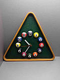Годинник настінний B/У Billiards Wall Clock, фото 8