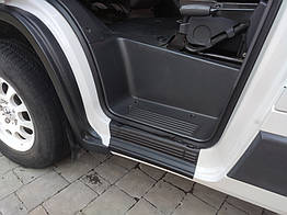 Накладки на дверні пороги для Citroen Jumper (2007-2025) EuroCap ABS-пластик (2 шт)