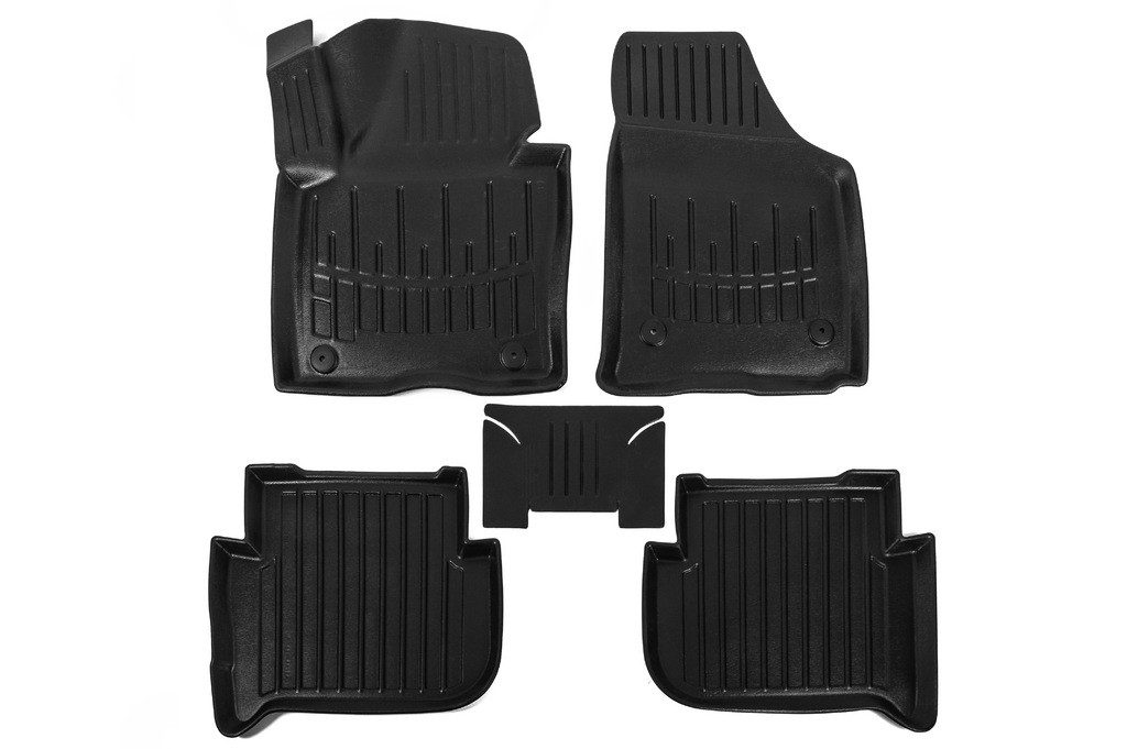 Килимки Stingray 3D (5 шт, поліуретан) для Volkswagen Touran 2010-2015 рр.