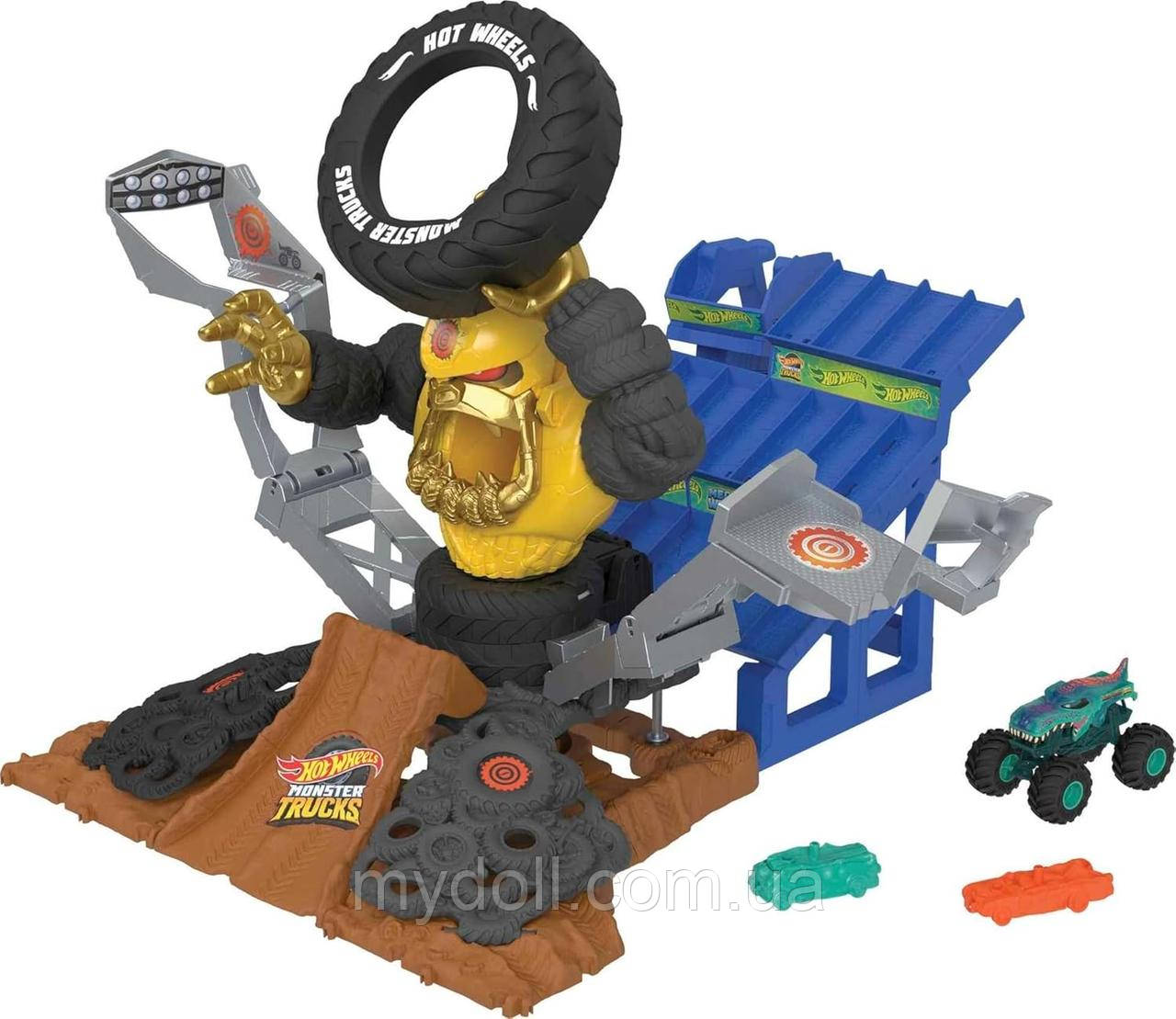 Трек Хот Вілс Атака Крашзили Hot Wheels Crushzilla Takedown серії Тренувальна арена HPN71 Mattel Оригінал