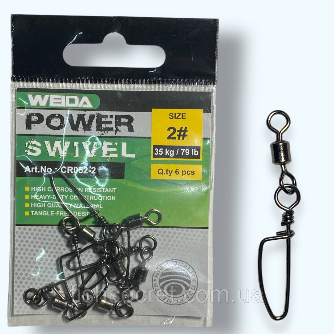 Застібка з вертлюгом Weida Gross with Swivel CR052 2
