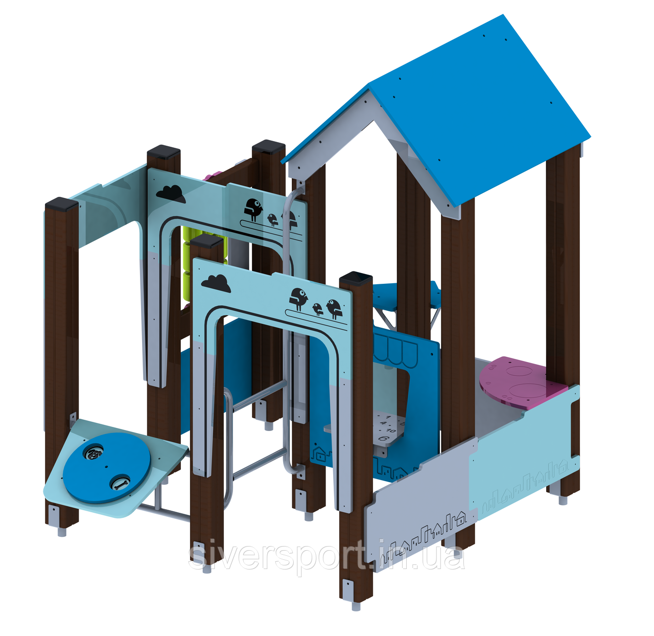 Ігровий комплекс «Таємна стежка» SiverSport LK305 HDPE, фото 1