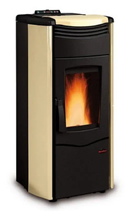 Піч-камін на пелетах Nordica MELINDA IDRO (пергамент)