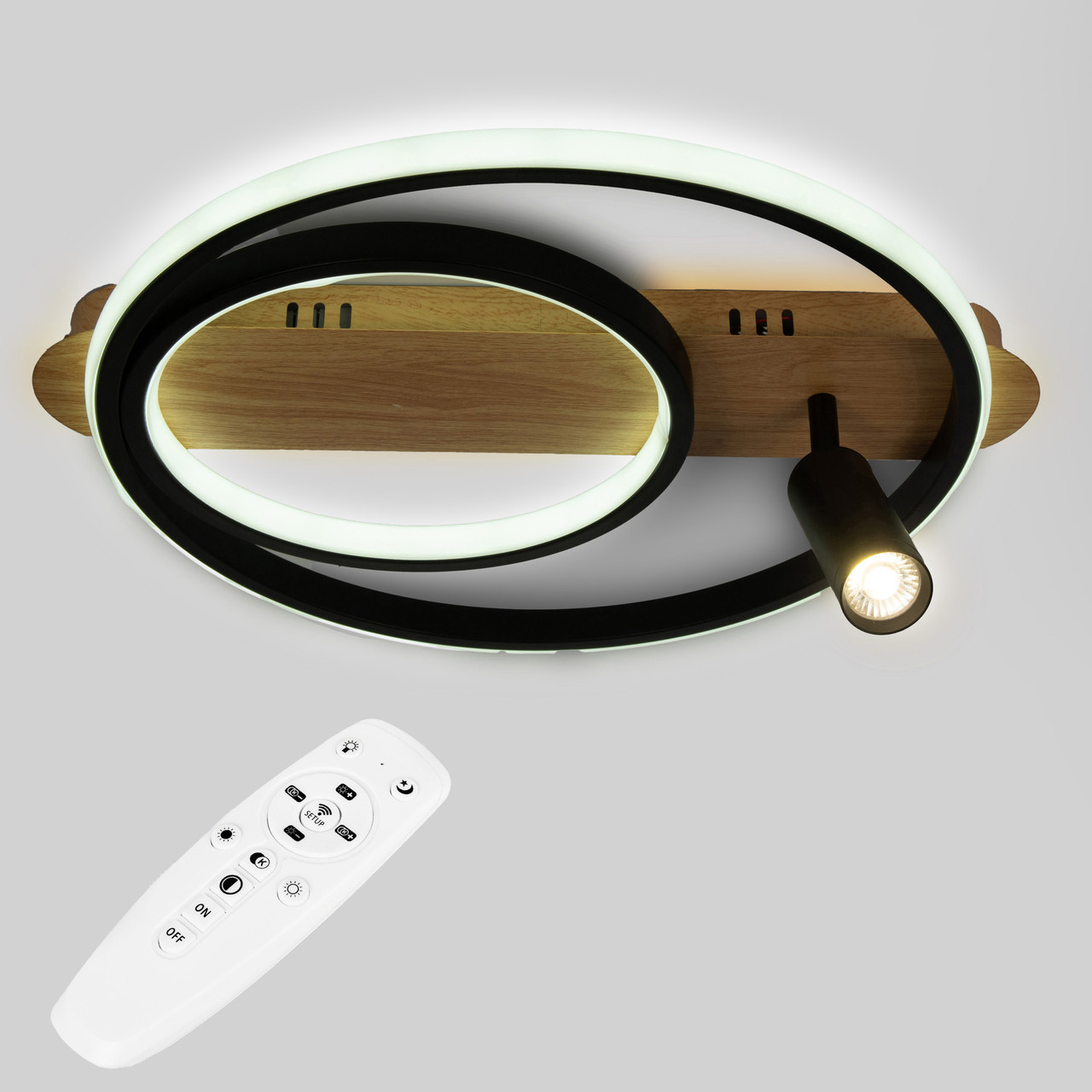 Стельова LED люстра, світлодіодний світильник Sunlight 9428/400