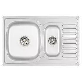 Кухонна мийка WEZER 7850(08) Deсоr 780x500x180 мм + сифон