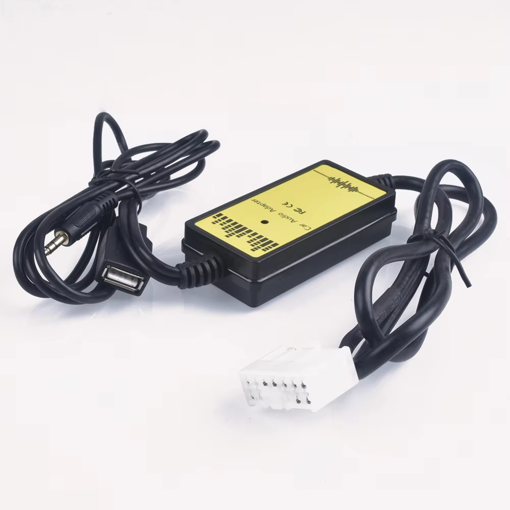 USB AUX MP3 адаптер QX018 для штатної магнітоли Toyota Lexus Camry Avensis Corolla Yaris