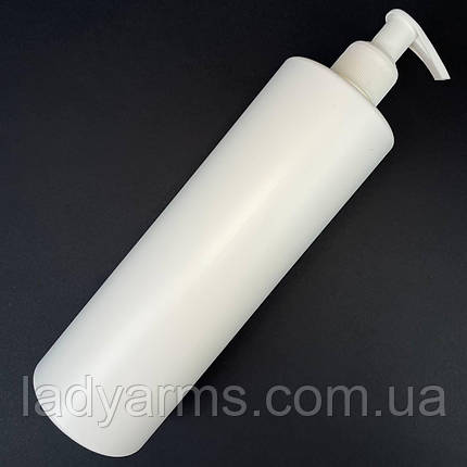 Бутилочка біла з дозатором 500 мл, фото 2