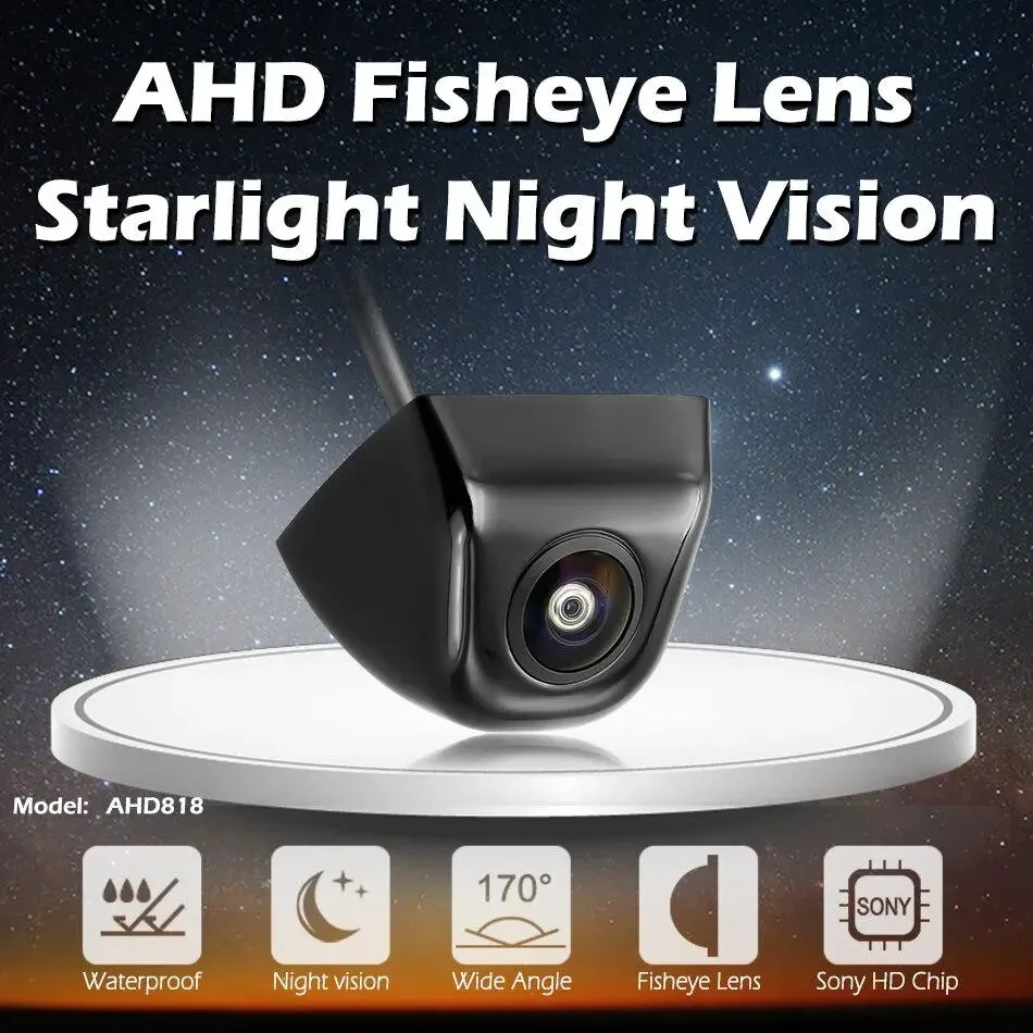 Камера заднего вида универсальная GreenYi AHD 818 black