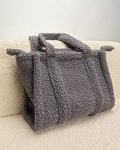 Сумка-шоппер Тедді Графіт