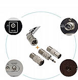 Антена телескопічна металева монтажна із F штекером, фото 6