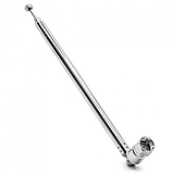 Антена телескопічна металева монтажна із F штекером, фото 3