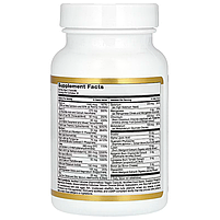 Мультивітаміни та мінерали для приймання двічі на день California Gold Nutrition 60 рослинних капсу, фото 3