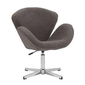 Крісло дизайнерське Сван (Swan) всі кольори Сірий