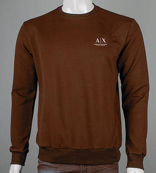 Світшот тринитка Armani Exchange 8420с (Уп.4шт M-XXL), Коричневий