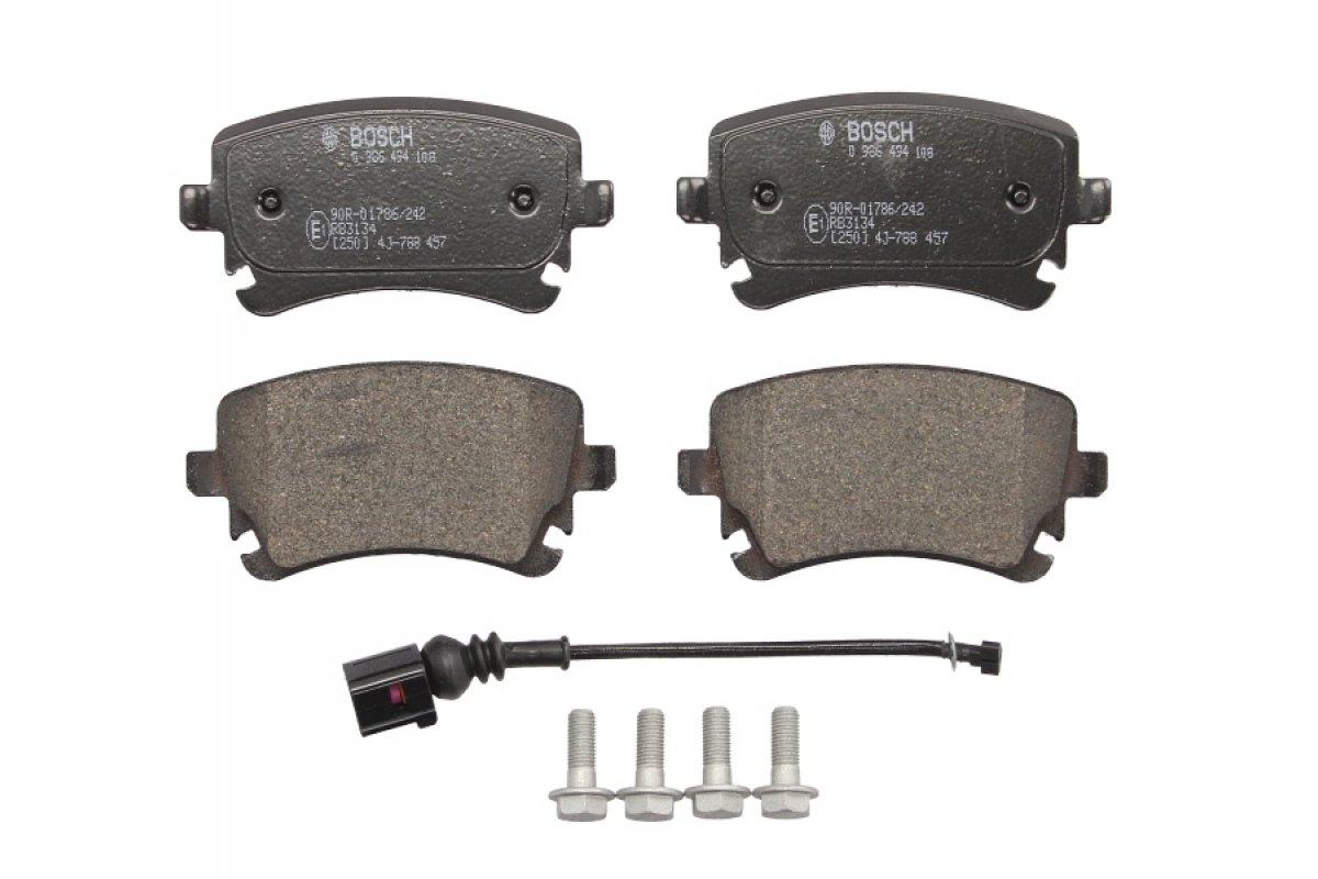 Гальмівні колодки задні (LUCAS, с датчиком) VW T5 03- 0986494108 BOSCH