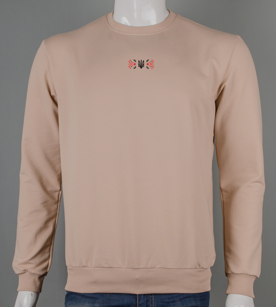 Світшот чоловічий Орнамент 7415с (Уп.4шт M-XXL), Таш, фото 1